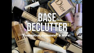 Base Declutter + Collection! || Foundation, Concealer, Powder, &amp; Primer
