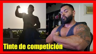 Tinte de competición, mis comidas, mi entrenamiento y mis suplementos | vlog