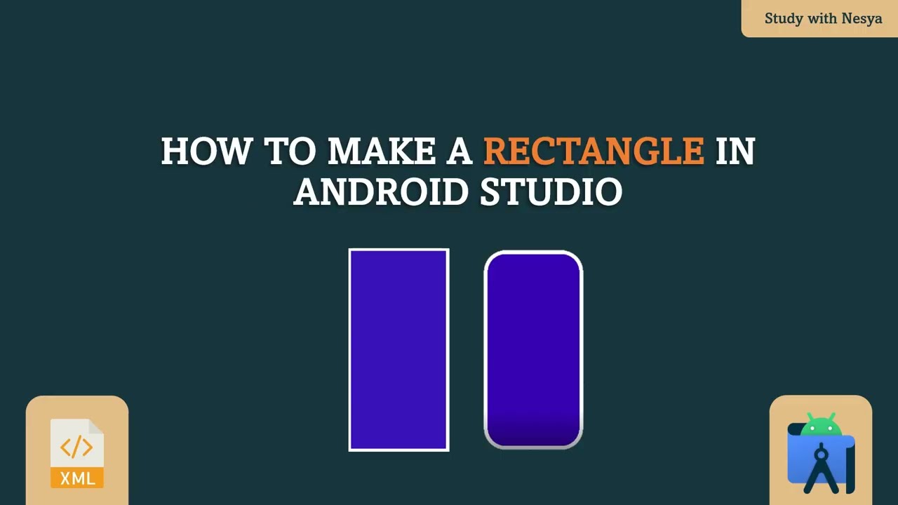 how-to-make-a-rectangle-in-android-studio-youtube