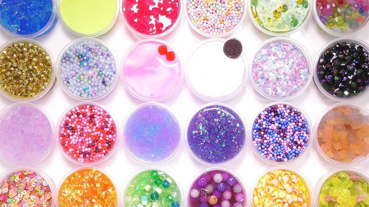 【ASMR】私の全てのスライムを混ぜる #11【音フェチ】MIXING ALL MY SLIME【SlimeTube】