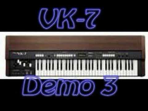 Roland VK-7 Demo songs