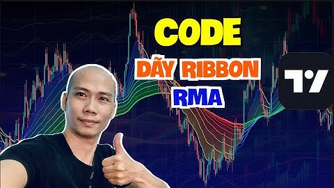 CODE DÃY RMA RIBBON TRÊN BIỂU ĐỒ GIÁ | Pine Script TRADINGVIEW