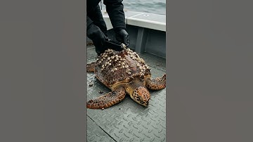 Thumbnail of Marine Biologists Come Together To Save Endangered Turtle!#Rescue #Animal #Wildlife