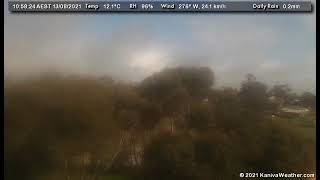 13 August 2021 - West Facing WeatherCam Timelapse