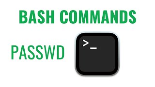 Bash Commands - passwd command