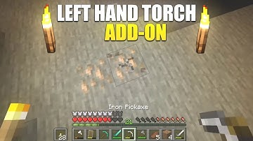 LEFT HAND TORCH MOD FOR MINECRAFT PE 1.19+ | LEFT HAND TORCH ADDON MINECRAFT PE | 2022!