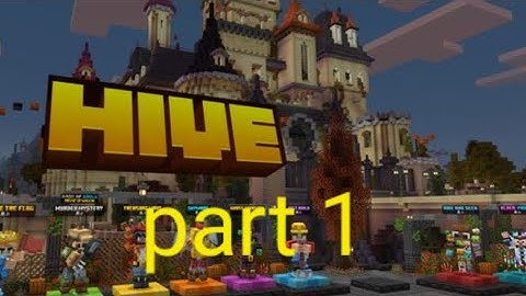 Playing Minecraft HIVE part 1