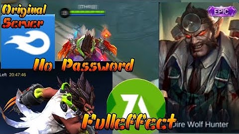 SCRIPT SKIN ROGER Dr.Beast Revamp•Full Effect•No Password•MLBB