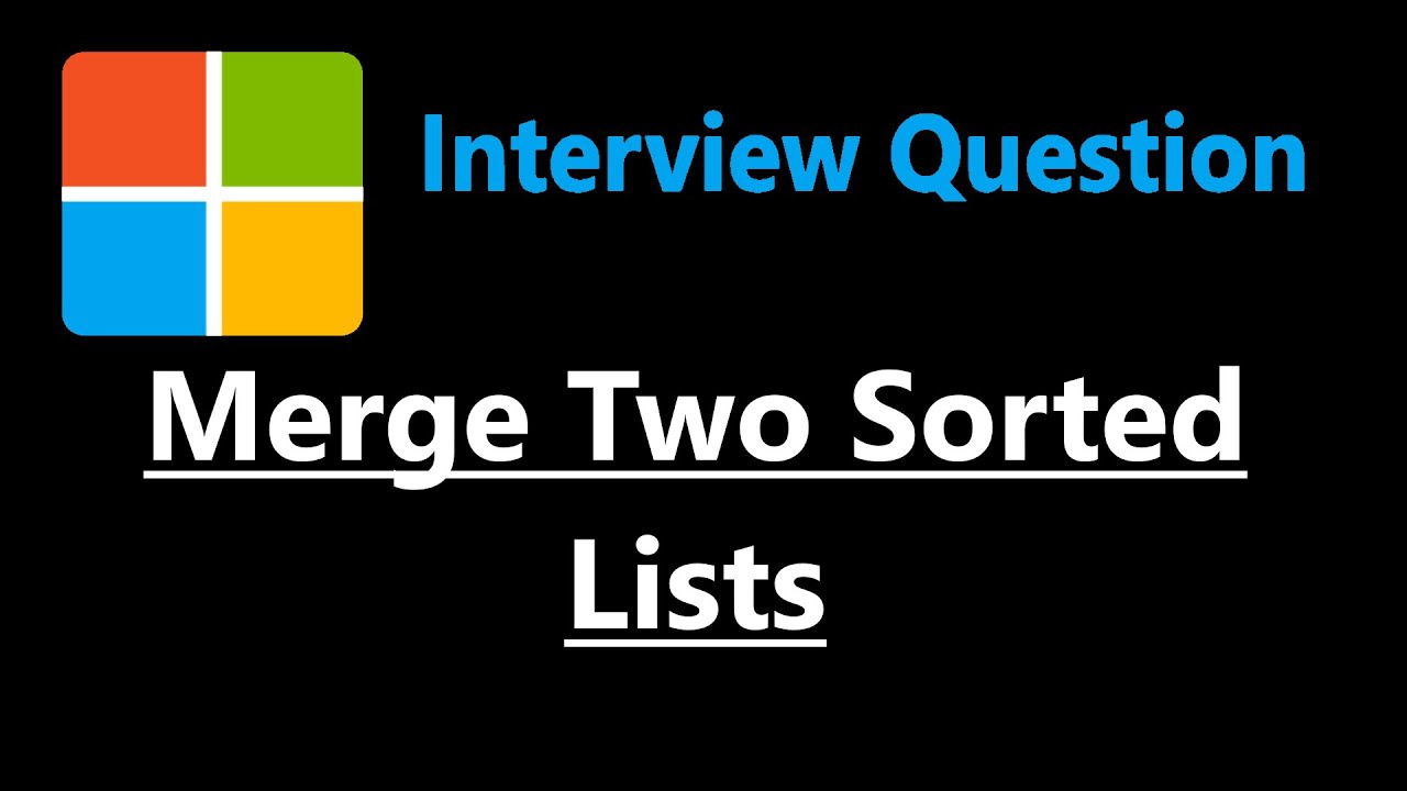 Merge Two Sorted Lists - Leetcode 21 - Python