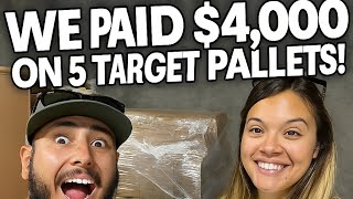 We Spent $4,000 on JUST 5 Target Pallets – Was It Worth It?!