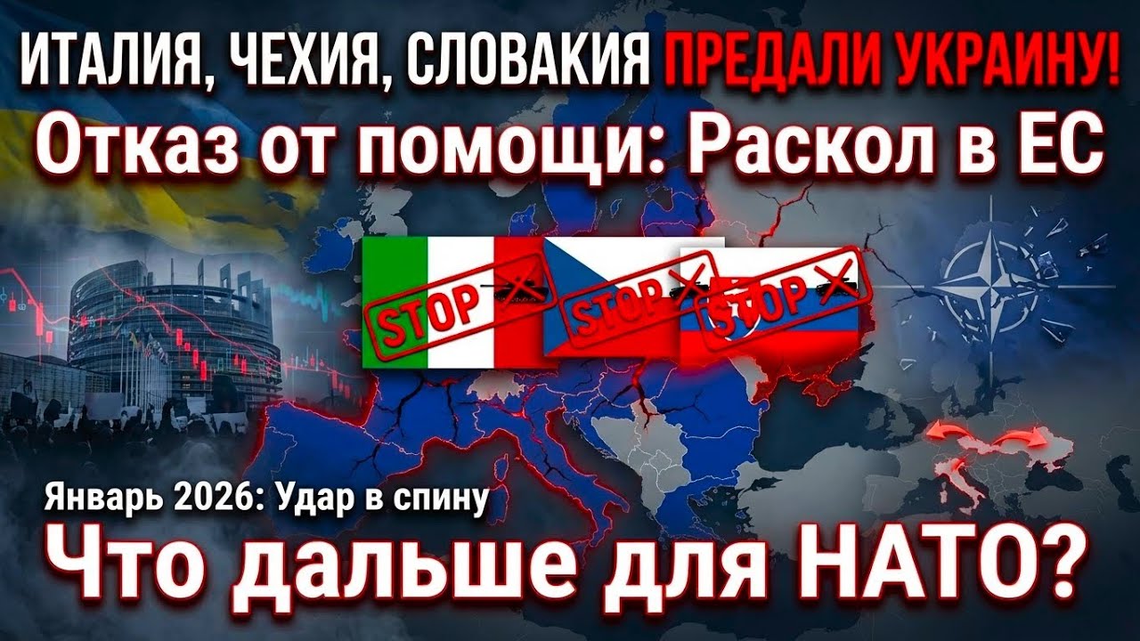 Почему Италия, Чехия и Словакия вдруг отказались от поддержки Украины?