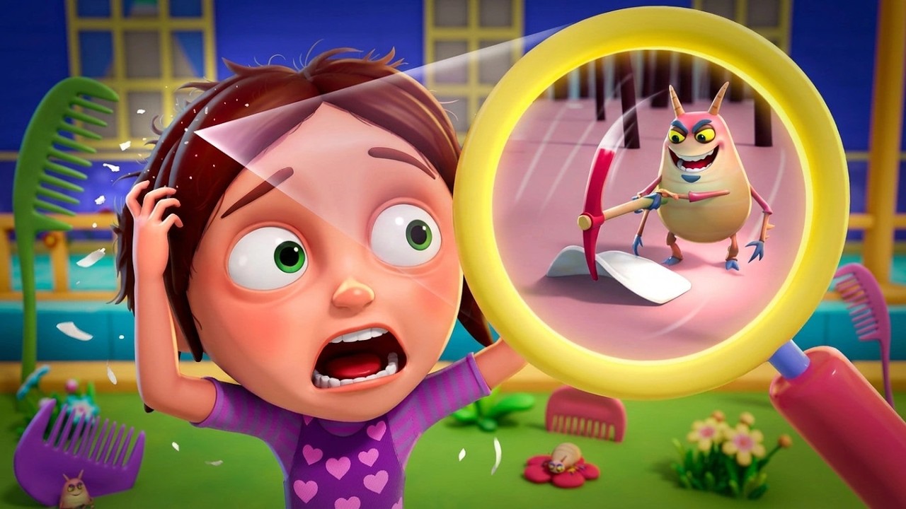 The Itchy Bug Song 🐜 No More Head Lice! 🧼 Baby Berry 🍓 Educational & Fun Kids Song 🎶