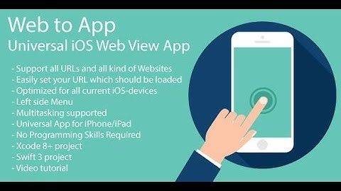 WebToApp - Video tutorial | Convert web site to iOS App