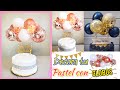 COMO DECORAR PASTEL CON GLOBOS *FACIL Y ENOMICO / DIY *HOW TO MAKE BALLOON CAKE TOPPER