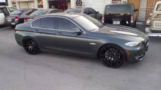 877-544-8473 22 Inch Niche Targa Black Wheels BMW 5 Series Rims Free Shipping Call us