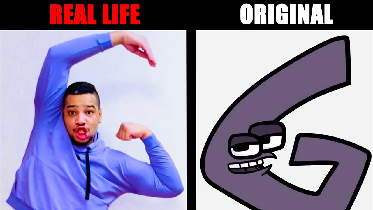 REAL LIFE VS ORIGINAL, The Craziest Version Alphabet Lore in REAL LIFE