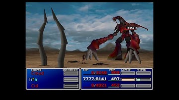 Final Fantasy VII Ruby Weapon No Grinding No KotR No W-Summon Low Level