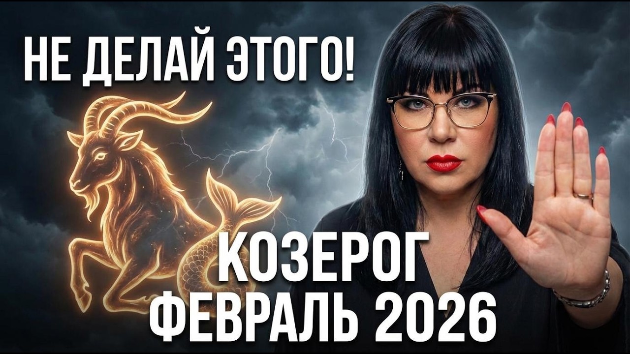 КОЗЕРОГ ♑ ПЕРВЫЙ СИЛЬНЫЙ РАСКЛАД ПОСЛЕ ВОЗВРАЩЕНИЯ! Не делайте этого в феврале...