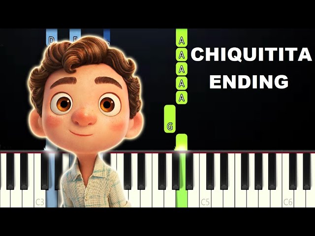 Luca -  Chiquitita Ending (Piano Tutorial) Abba @sloweasypianotutorialsbydario class=