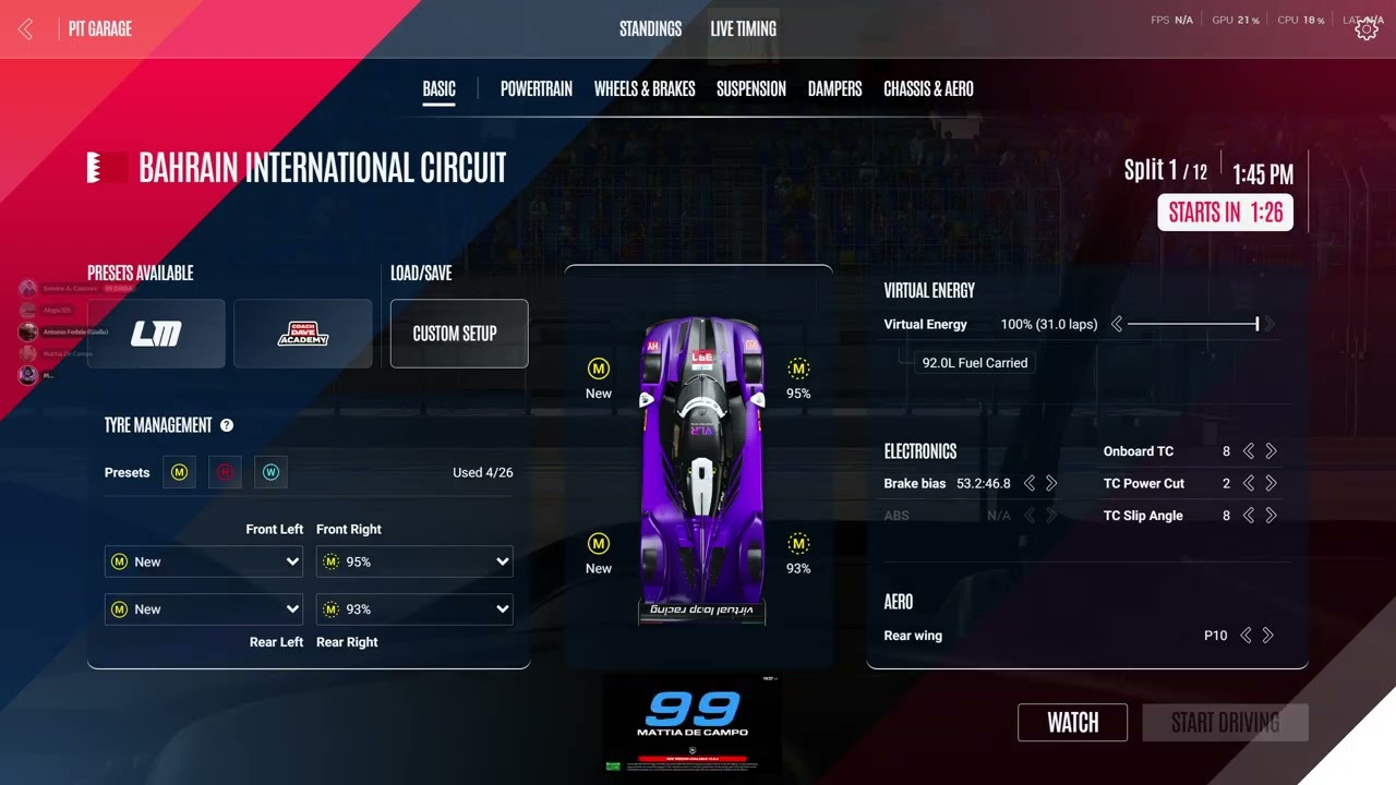 Special Event LMU 8h Bahrain BMW V8 Hybrid