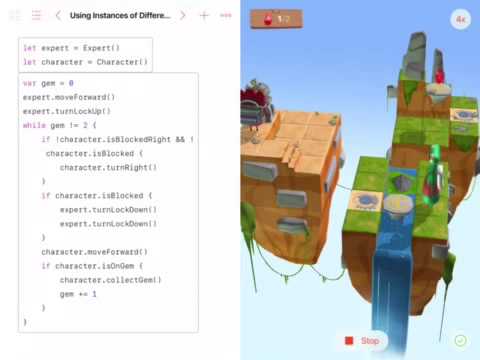 Swift Playgrounds: Using Instances of Different Types: Code Solution and Run