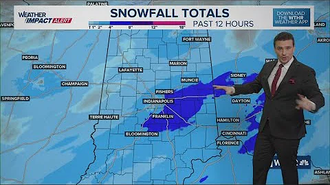 Snow ending, but roads are covered across Indiana this morning | Tuesday 5 a.m. update