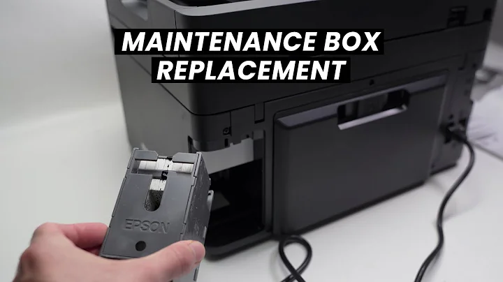 How to Replace the Maintenance Box on Epson WorkForce Pro WF-4820 & 4830
