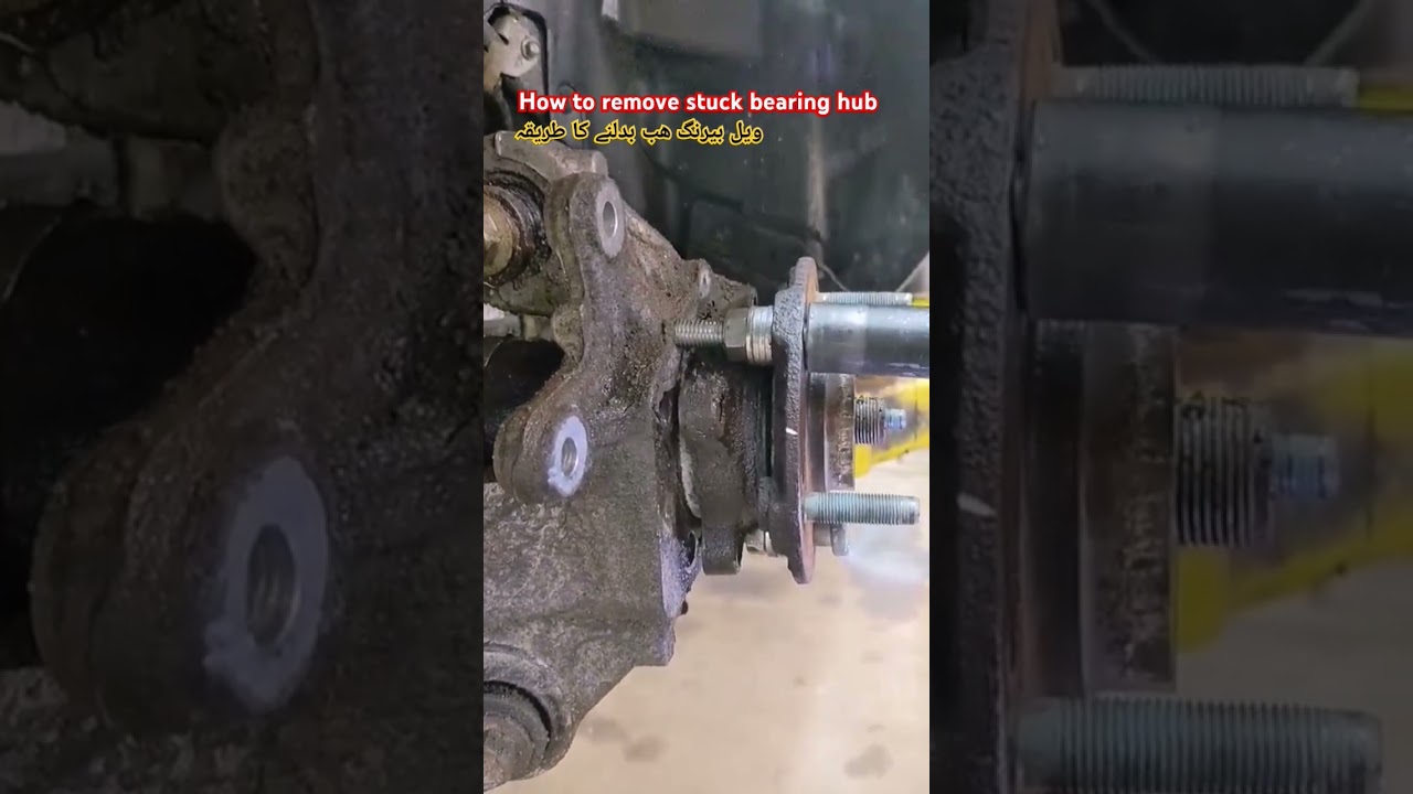 solution of wheel sound. replacement of wheel ball bearing 