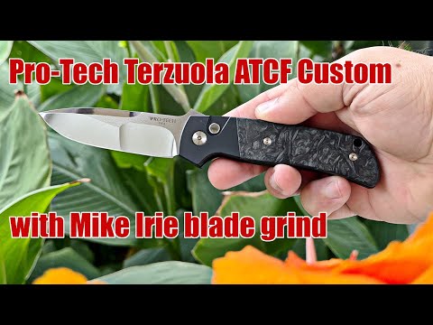 Pro-Tech Terzuola ATCF Custom Knife with Mike Irie Blade Grind