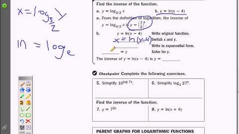 7.4 Graph Logarithms