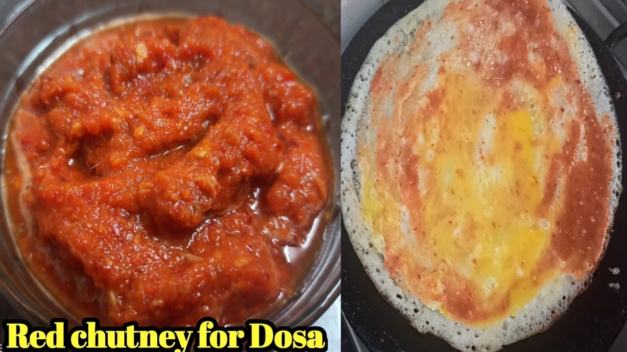 Erra Karam /ఎర్ర కారం/Red chutney for Dosa,Idly, Karam dosa,Egg dosa