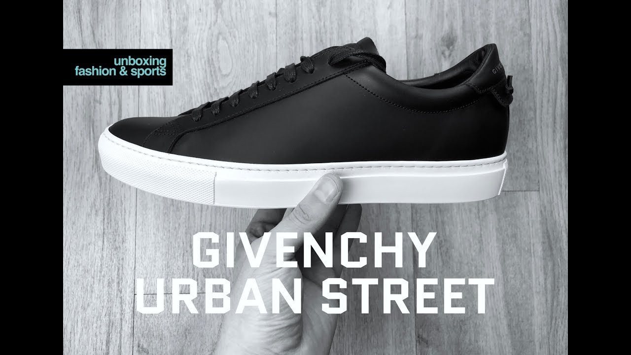 Givenchy Paris URBAN STREET ‘Black’ | UNBOXING & ON FEET | luxury shoes | 2018 | 4K