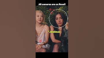 Rose feels lonely at the YSL PFW event!😢#blackpink #rose #shorts