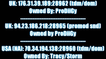 Modern Warfare 2: SERVER LIST! [UK/USA]