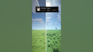Minecaft BSL Shaders Classic vs Original #shorts
