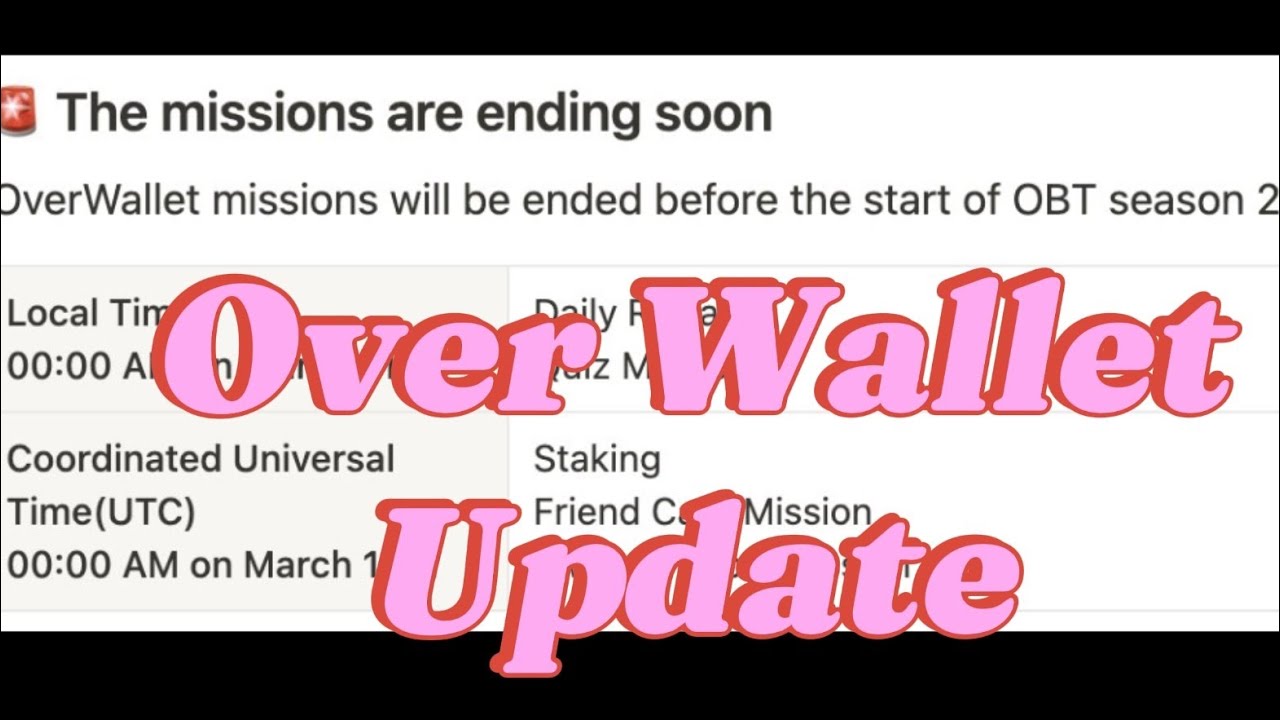 Over Protocol Preparing for Open Mainnet.