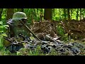 EXCAVATIONS OF A GERMAN DUGOUT. HUNDREDS OF WWII ARTIFACTS / WW2 METAL DETECTING