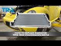 How to Replace Radiator 1998-2010 Volkswagen Beetle