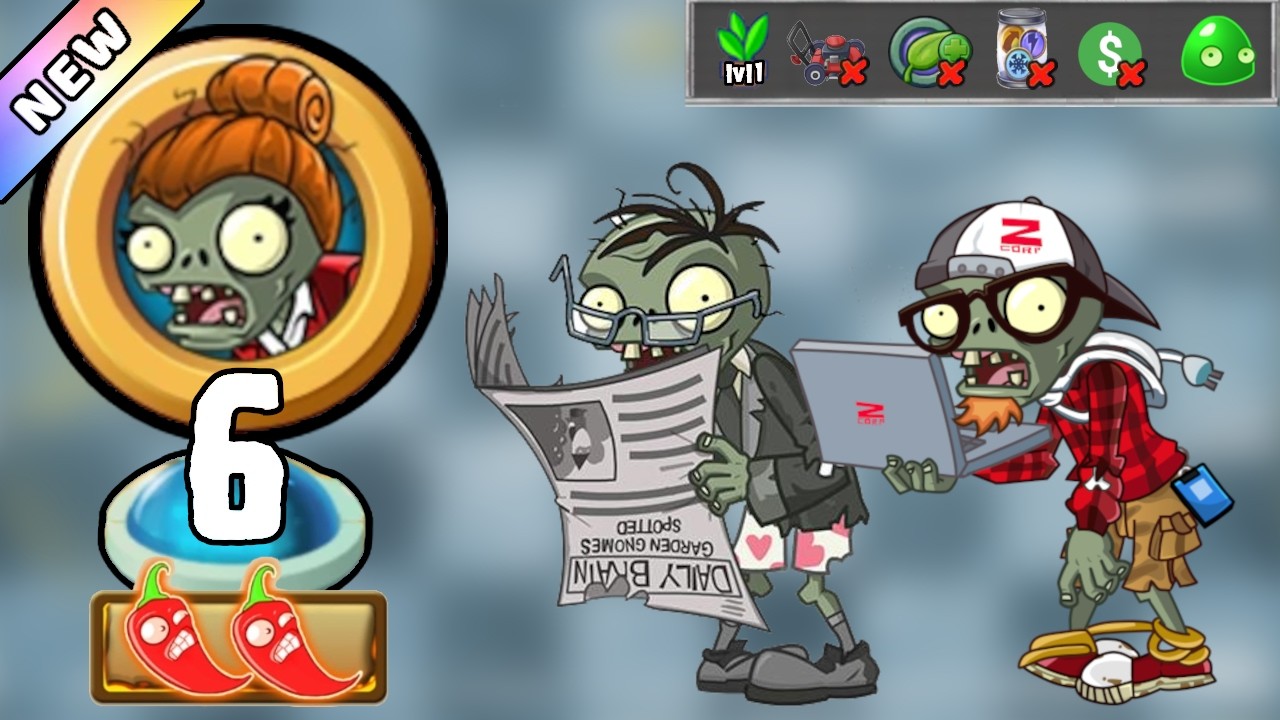 PvZ2 - ZCorp Takeover 2026 Level 6 Hard [Plants Lvl 1 & No Premium