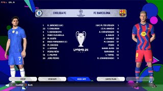 PES 2017 PATCH 25/26 UCL CHELSEA VS BARCELONA FULL GAMEPLAY WINLATOR