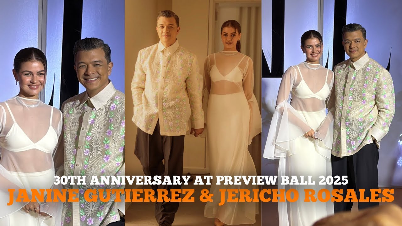 JERICHO ROSALES & JANINE GUTIERREZ FIRST TIME TO ATTEND A RED CARPET EVENT AS A COUPLE IN PREVIEW 
