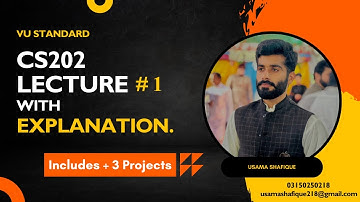 CS202 Short Lectures 2025 | Lecture# 1 | CS202 Preparation with Practical examples | #cs202