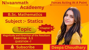 L-23||Statics B.Sc. 2nd Year||Nivaanmath Acadeemy|| B.Sc. Mathematics|| Mathematics||Statics