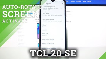 How to Turn Off Screen Rotation – Manage Auto-Rotate Feature on TCL 20 SE