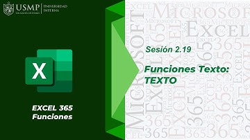 Funciones Excel 365 : Sesión 2.19 - Funciones Texto: TEXTO