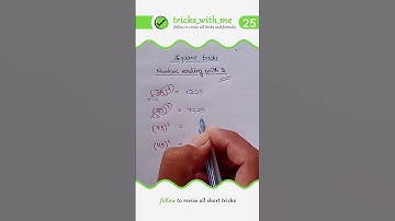 Square number tricks | ssc exam trick #shorts #maths #aptitudetricks #science  #ssccgl #sscchsl #mts