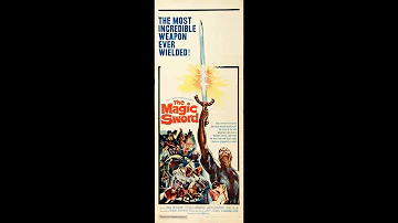 1962 "The Magic Sword" Basil Rathbone, Estelle Winwood, Directed: Bert I. Gordon