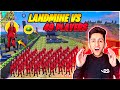 Landmine vs Car with 49 RED CRIMINALS😂😂 on Factory Roof - Garena Free Fire