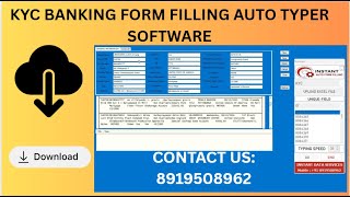 KYC Banking Auto Form Filler Software | Smart Solution for Bulk Form Filling Projects screenshot 5