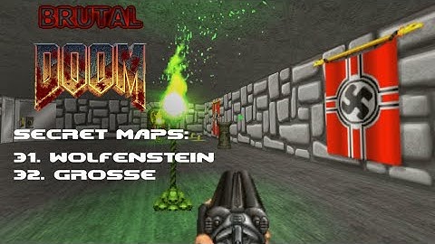 BRUTAL DOOM 2: Maps 31-32 - Ultra Violence - 100% Secrets